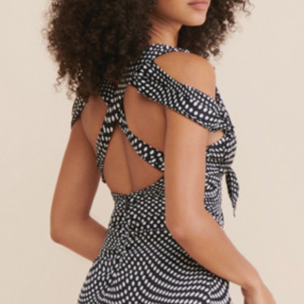 For Love & Lemons Beth Midi Dress NWT - Picture 6 of 6